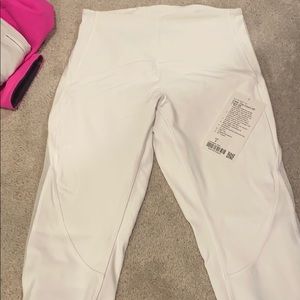 Brand new with tags lululemon white size 8